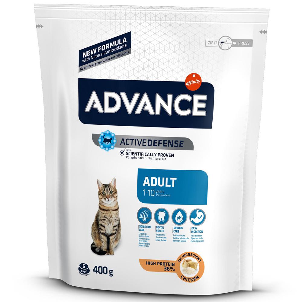Advance Cat Adult Chiсken and Rice КУРКА корм для котів 400 г (922209)